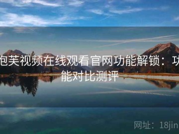 泡芙视频在线观看官网功能解锁：功能对比测评