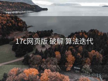17c网页版 破解 算法迭代