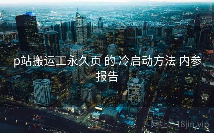 p站搬运工永久页 的 冷启动方法 内参报告