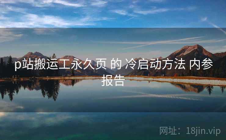 p站搬运工永久页 的 冷启动方法 内参报告