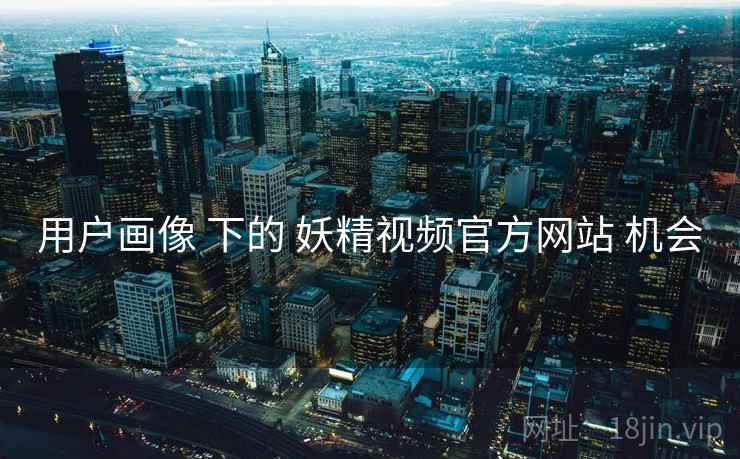 用户画像 下的 妖精视频官方网站 机会