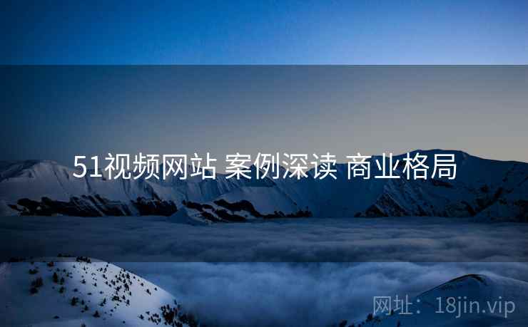 51视频网站 案例深读 商业格局