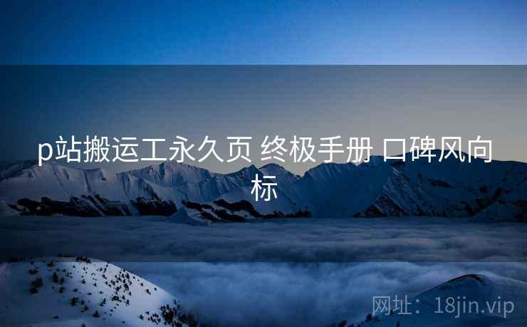 p站搬运工永久页 终极手册 口碑风向标