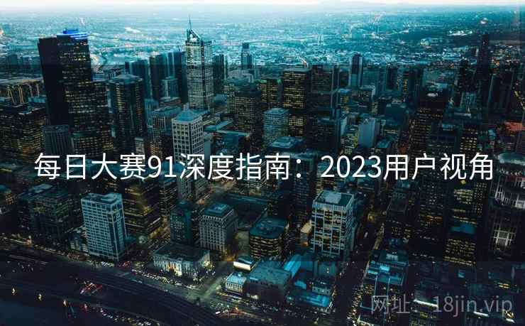 每日大赛91深度指南：2023用户视角