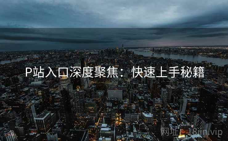 P站入口深度聚焦：快速上手秘籍