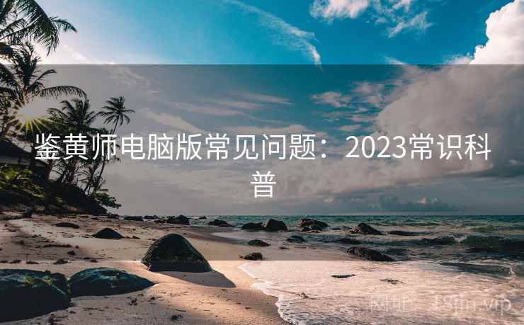 鉴黄师电脑版常见问题：2023常识科普